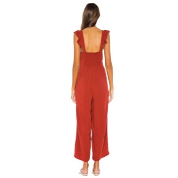 Pasadena Jumpsuit in Redwood Red LSPACE - Picture 2 of 9